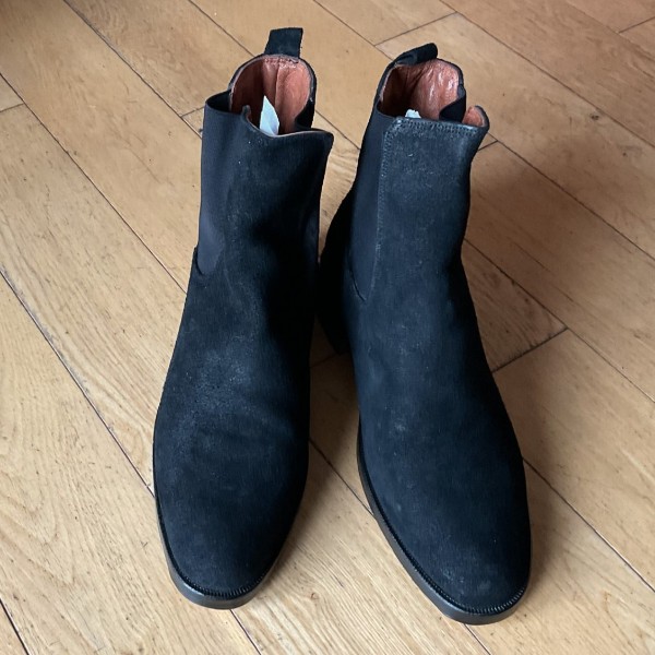 Picture of SCO-24-001 : 10 US, Black Suede Boots