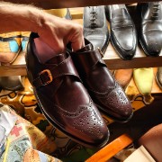 Picture of Sknt26-32 : 8.5 US, Wingtip Single Monk